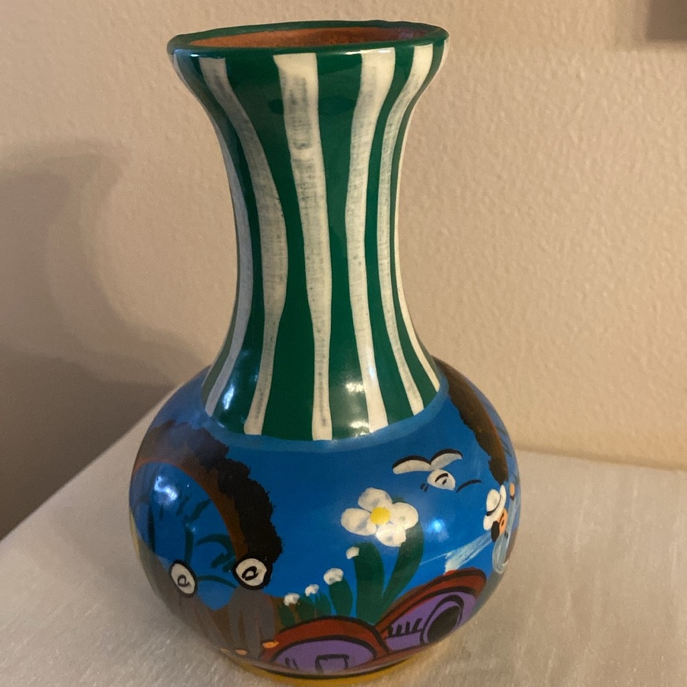 Mexican design Vase approx 6’’ - Picture 5 of 6